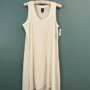Gap swing high low dress SP cream NWT